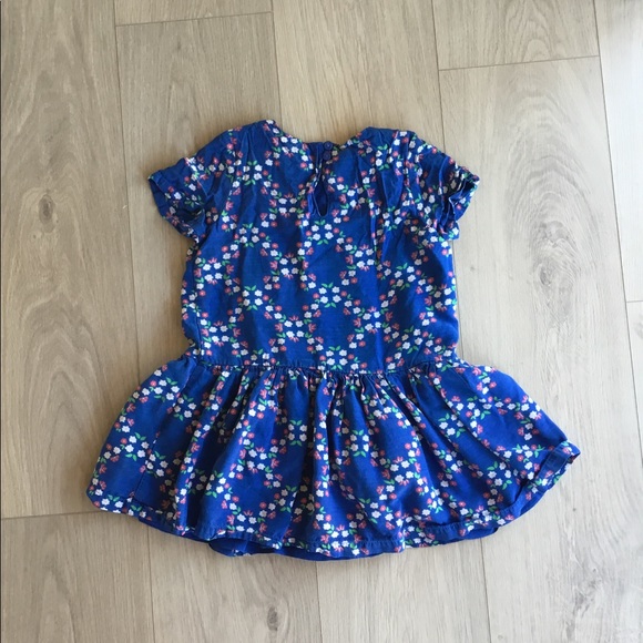 Gymboree Floral Peplum Tunic Size 5 - Picture 3 of 3